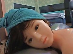 Free Porn Asian Babe Fucking A Plastic Doll Part6